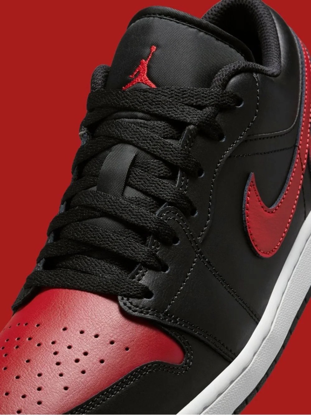 Air Jordan 1 Low - Red-Summit White